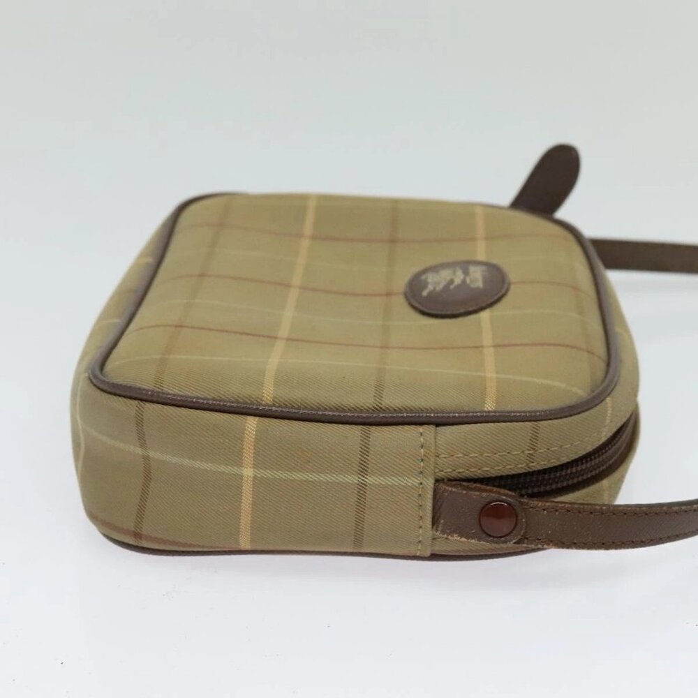Burberrys Nova Check Shoulder Bag Canvas Beige Auth bs27696 - Picture 5 of 15